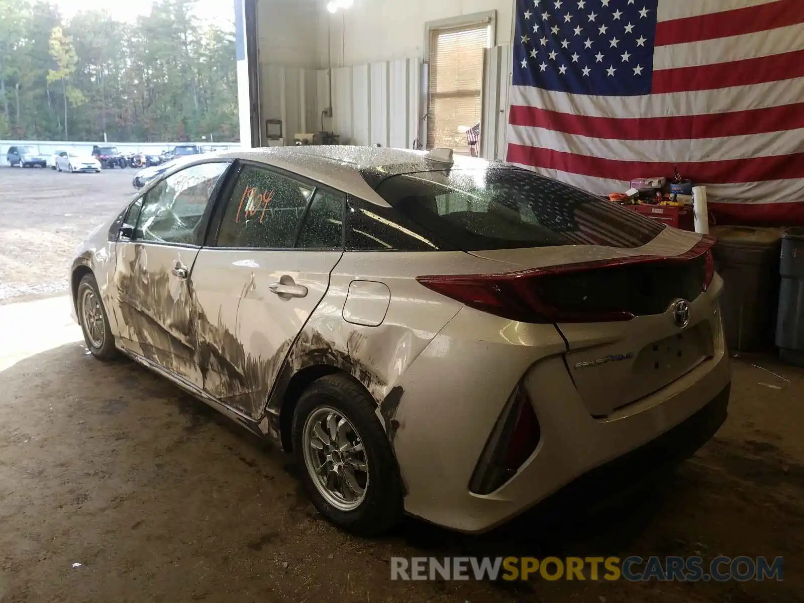 3 Photograph of a damaged car JTDKARFP3L3152792 TOYOTA PRIUS 2020