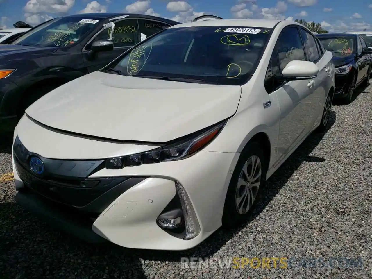 2 Photograph of a damaged car JTDKARFP3L3154459 TOYOTA PRIUS 2020