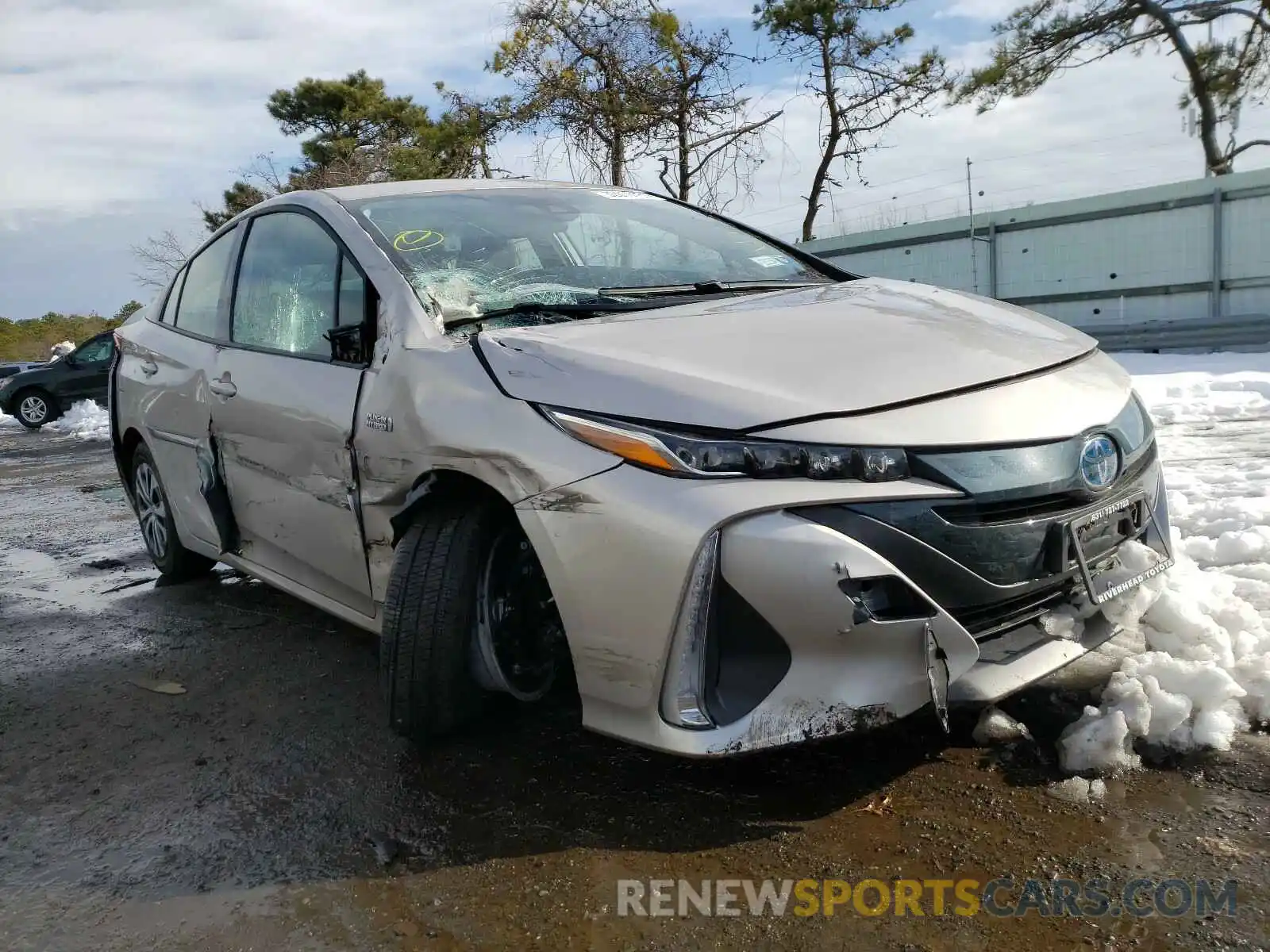 1 Photograph of a damaged car JTDKARFP3L3158138 TOYOTA PRIUS 2020
