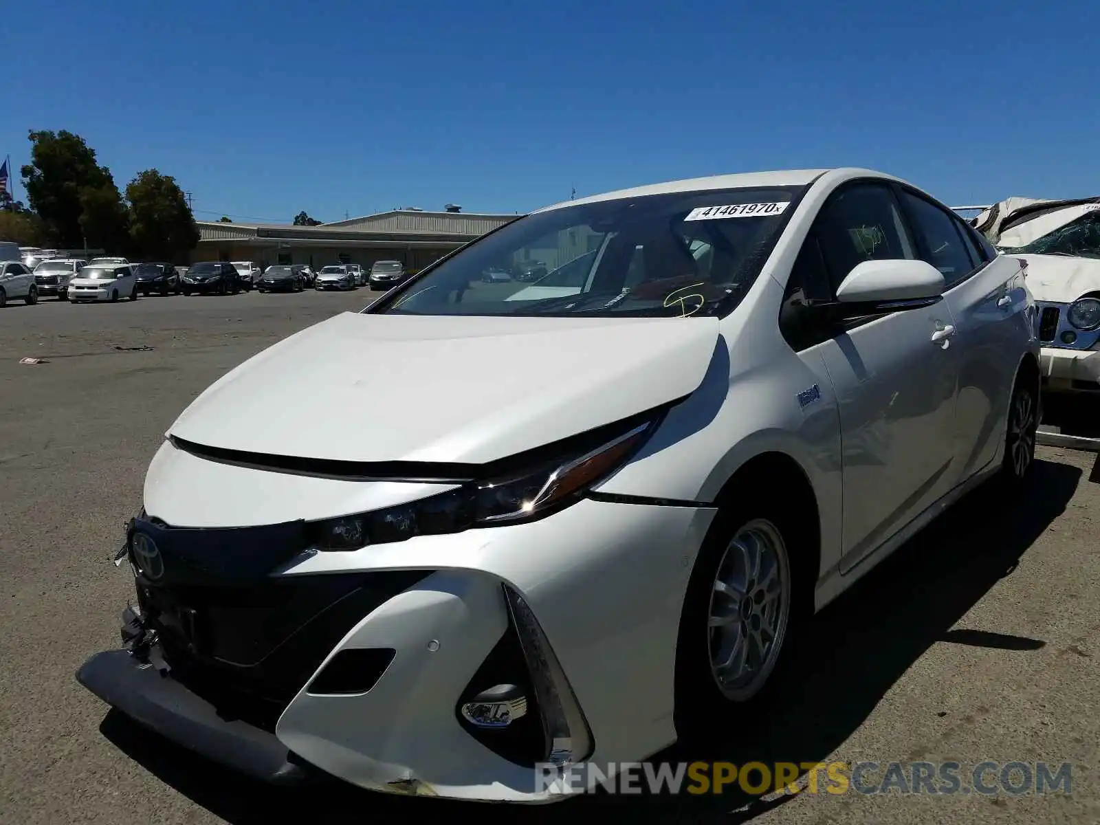 2 Photograph of a damaged car JTDKARFP3L3159273 TOYOTA PRIUS 2020