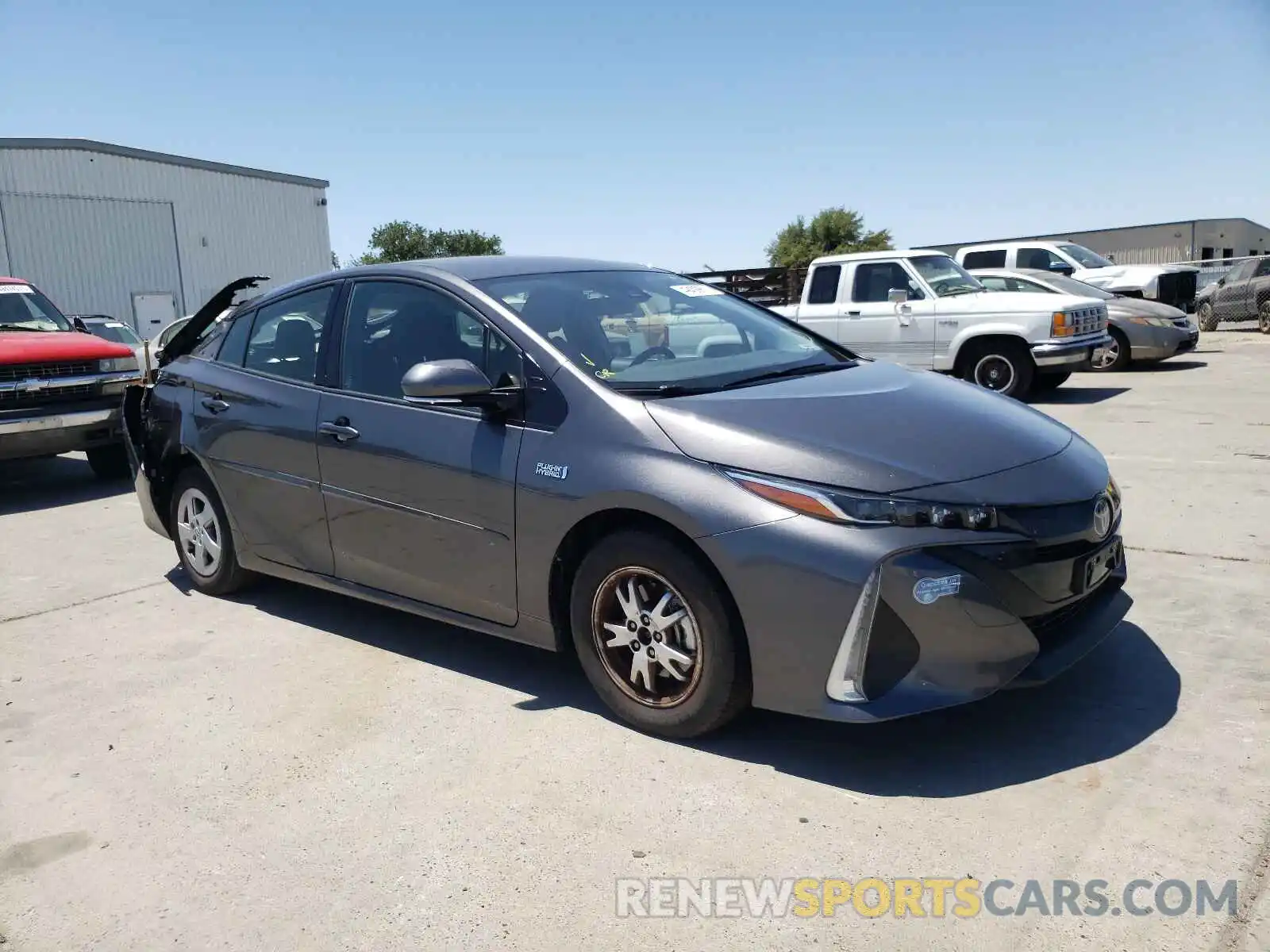 1 Photograph of a damaged car JTDKARFP3L3160505 TOYOTA PRIUS 2020