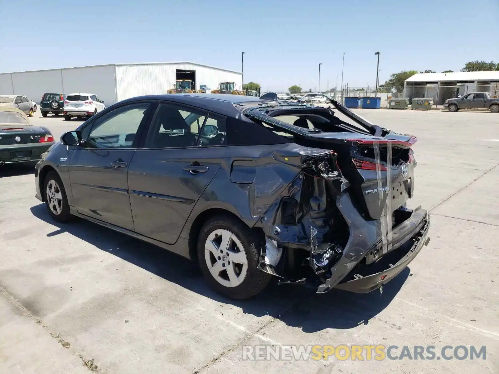 3 Photograph of a damaged car JTDKARFP3L3160505 TOYOTA PRIUS 2020