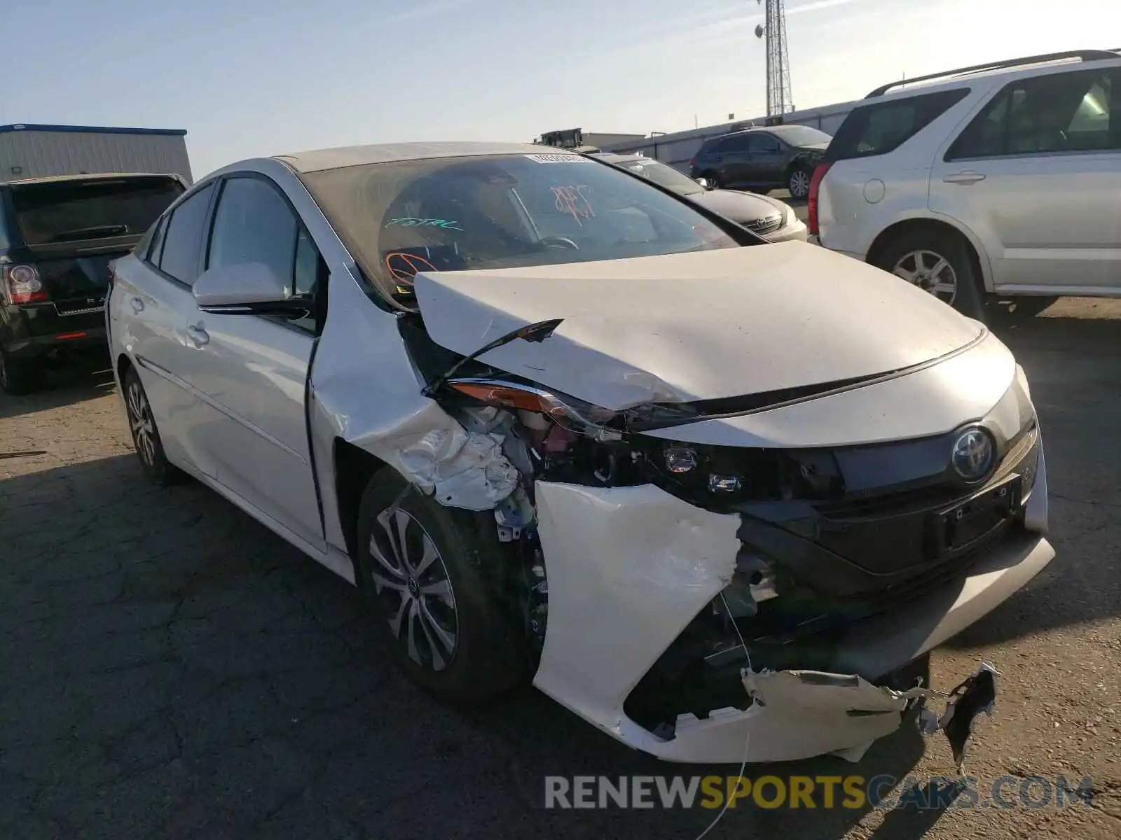 1 Photograph of a damaged car JTDKARFP3L3161489 TOYOTA PRIUS 2020