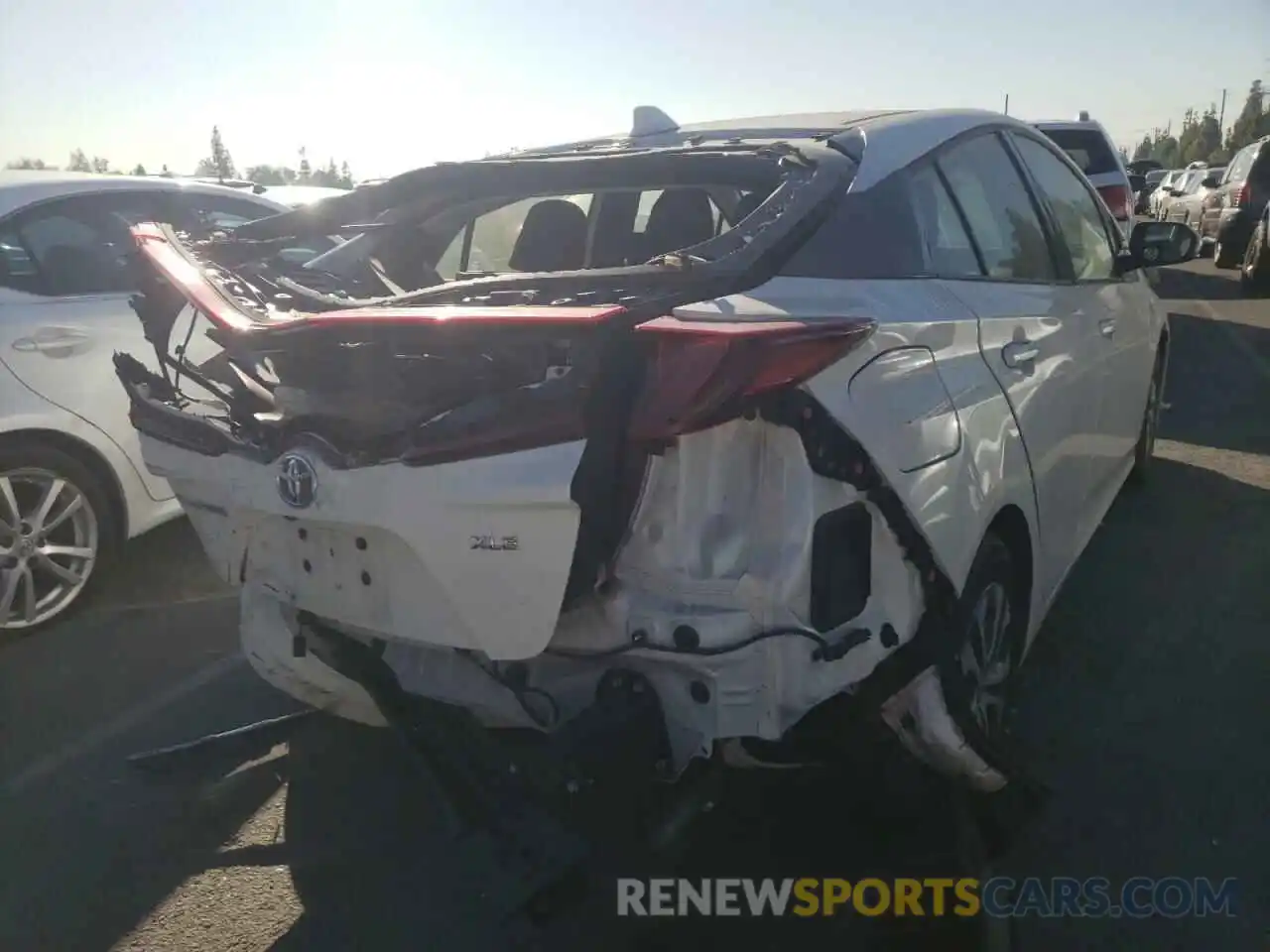 4 Photograph of a damaged car JTDKARFP4L3120661 TOYOTA PRIUS 2020