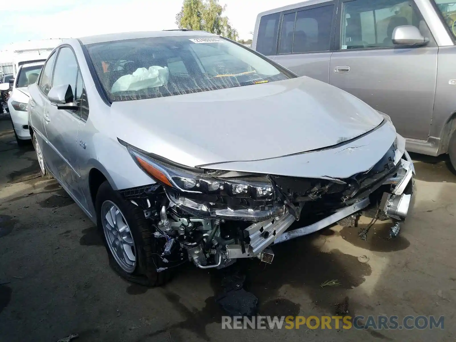 1 Photograph of a damaged car JTDKARFP4L3122023 TOYOTA PRIUS 2020