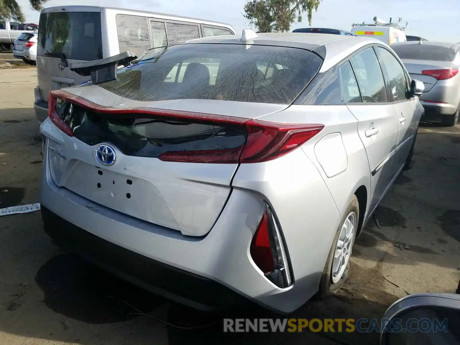 4 Photograph of a damaged car JTDKARFP4L3122023 TOYOTA PRIUS 2020