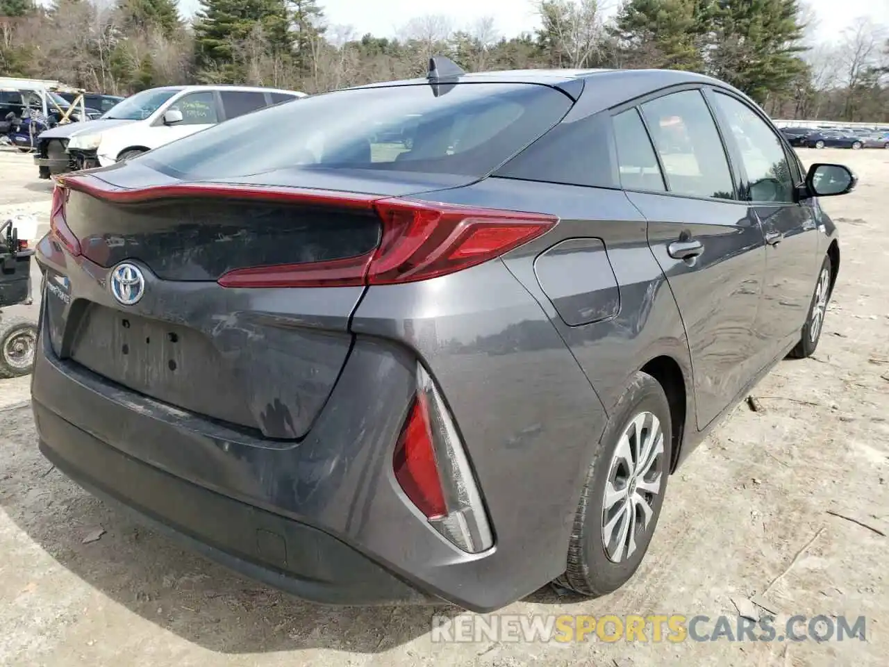 4 Photograph of a damaged car JTDKARFP4L3123110 TOYOTA PRIUS 2020