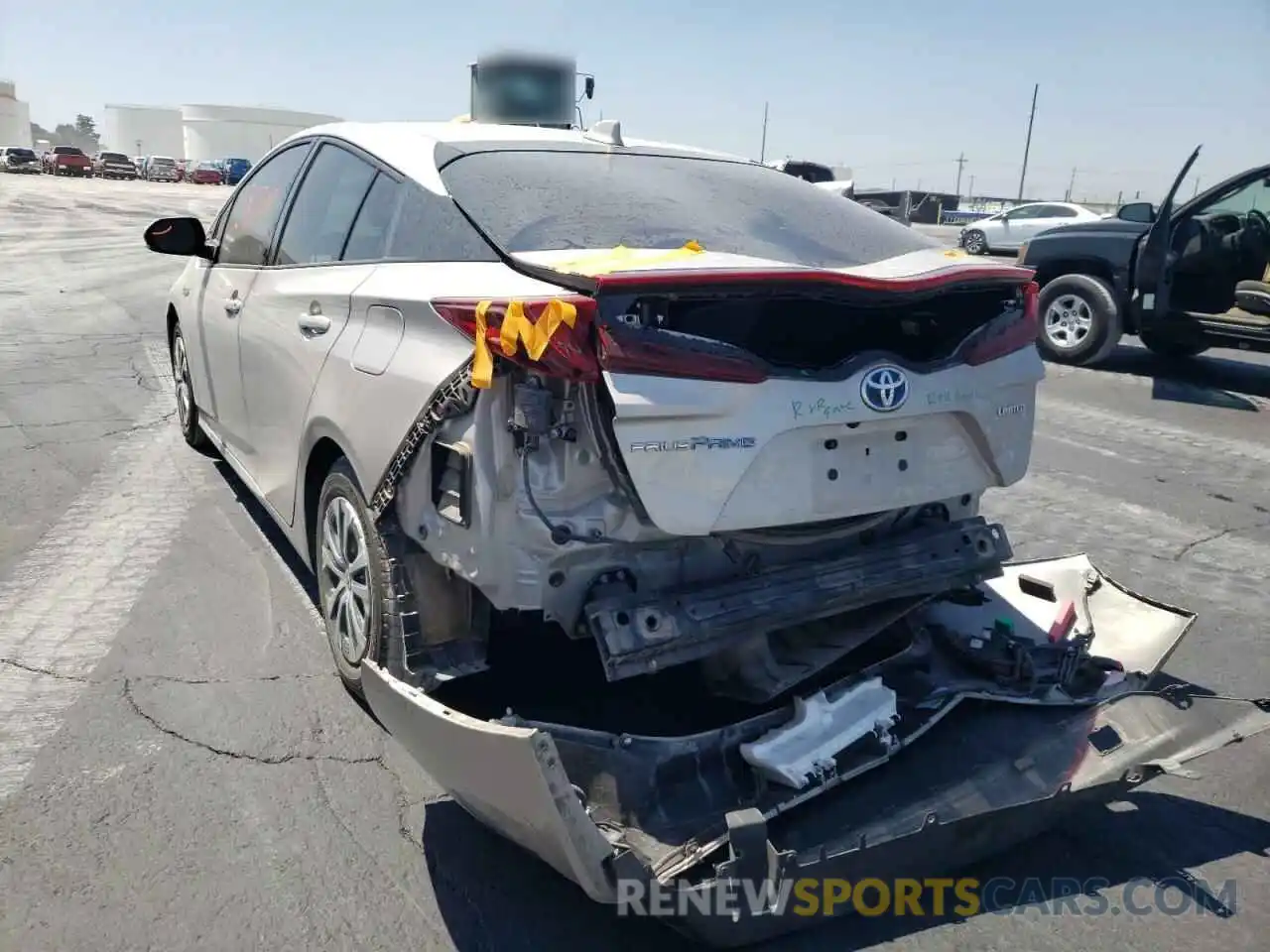 3 Photograph of a damaged car JTDKARFP4L3125259 TOYOTA PRIUS 2020