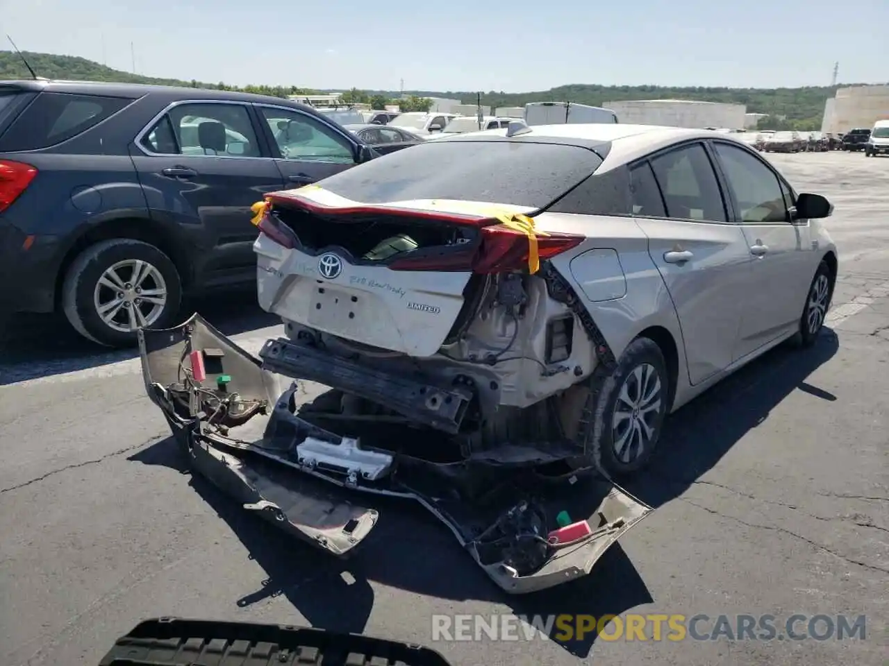 4 Photograph of a damaged car JTDKARFP4L3125259 TOYOTA PRIUS 2020