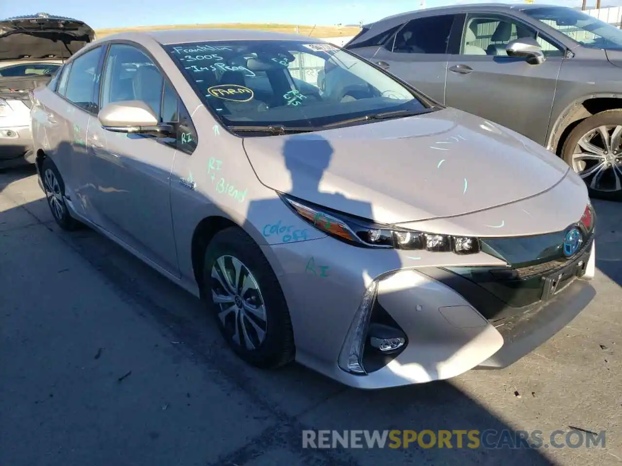 1 Photograph of a damaged car JTDKARFP4L3127741 TOYOTA PRIUS 2020