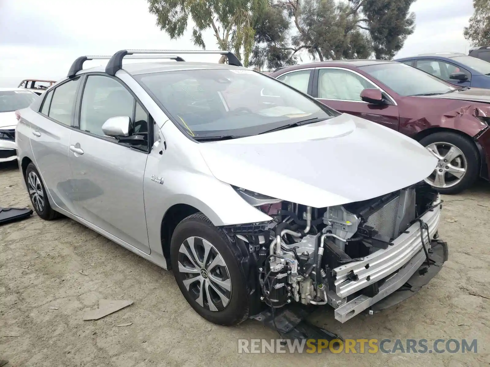 1 Photograph of a damaged car JTDKARFP4L3132020 TOYOTA PRIUS 2020