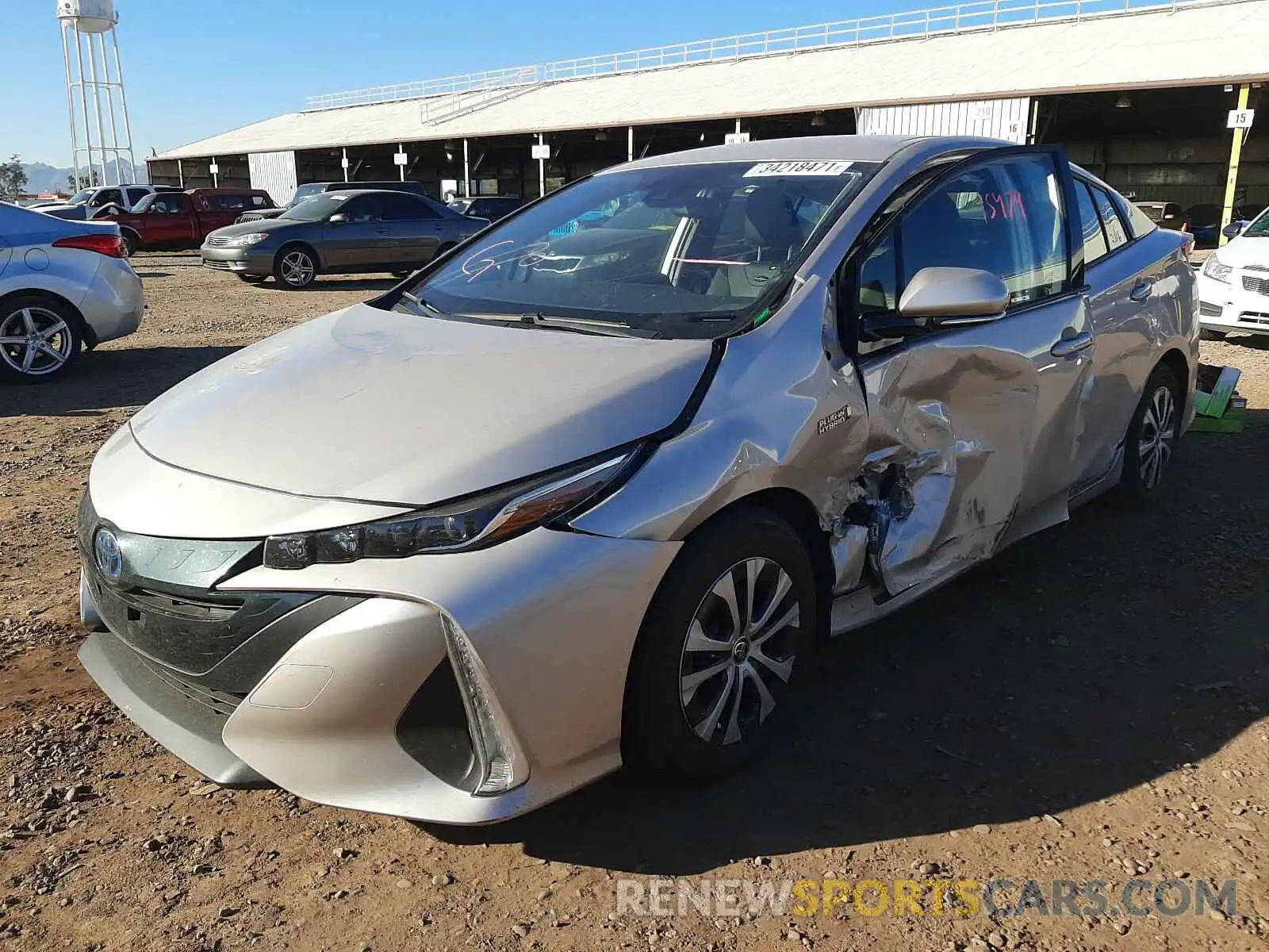 2 Photograph of a damaged car JTDKARFP4L3132261 TOYOTA PRIUS 2020