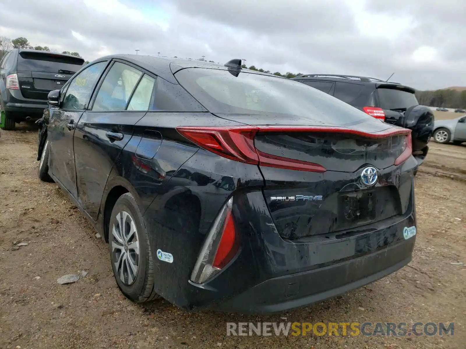 3 Photograph of a damaged car JTDKARFP4L3133619 TOYOTA PRIUS 2020