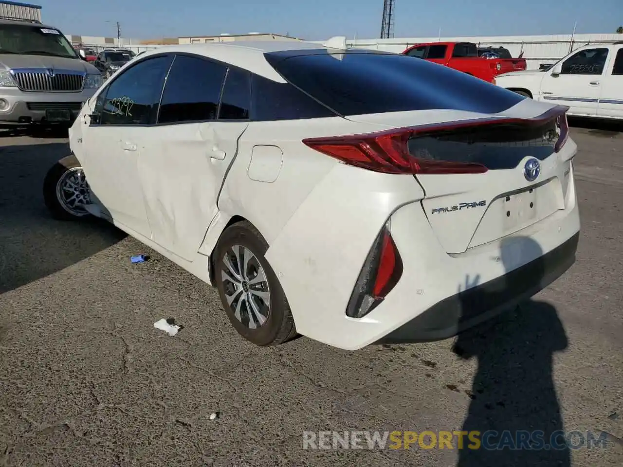 3 Photograph of a damaged car JTDKARFP4L3136312 TOYOTA PRIUS 2020