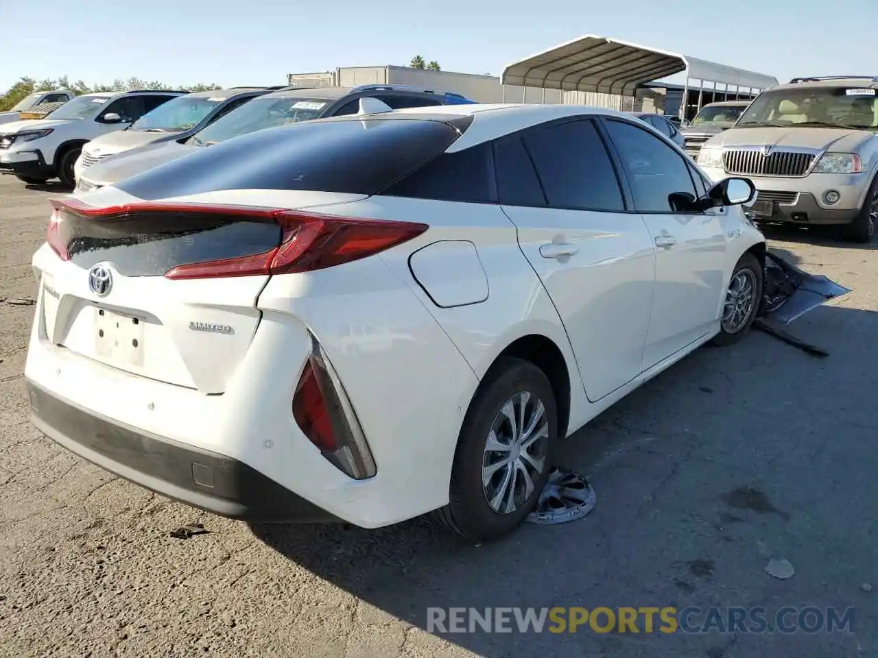 4 Photograph of a damaged car JTDKARFP4L3136312 TOYOTA PRIUS 2020