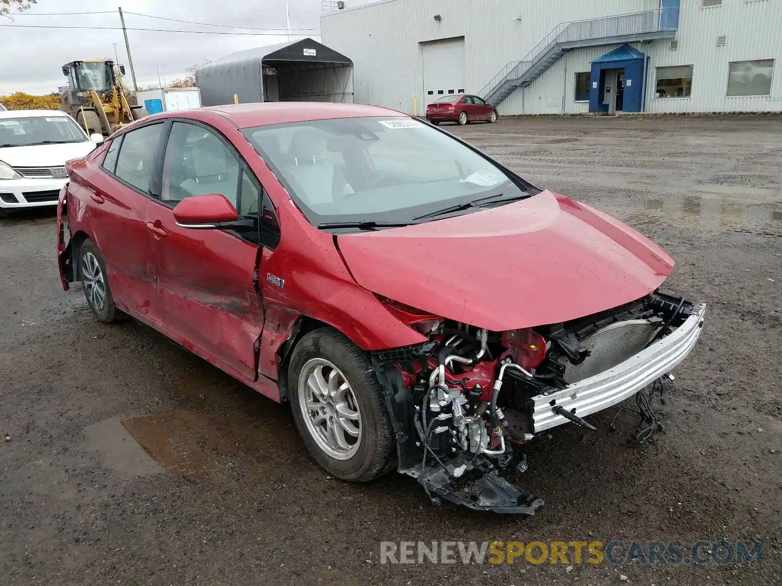 1 Photograph of a damaged car JTDKARFP4L3145561 TOYOTA PRIUS 2020