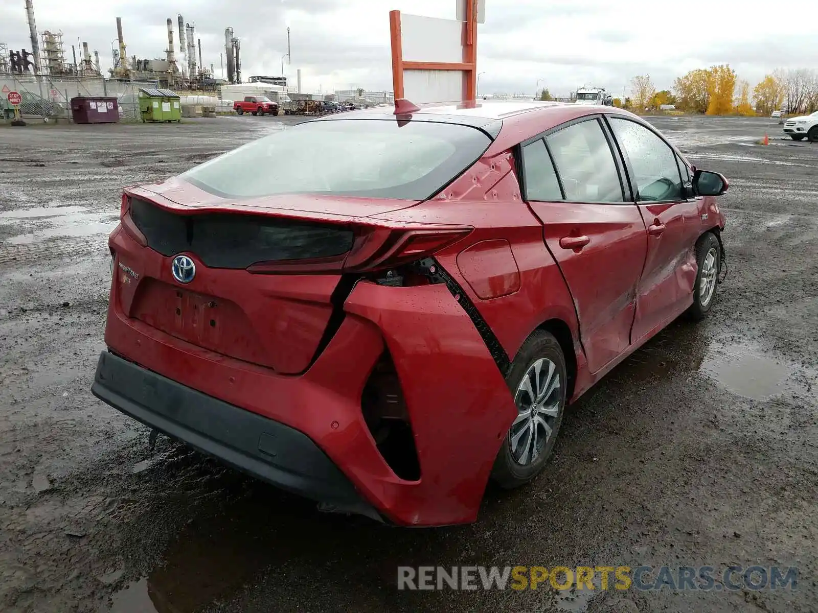 4 Photograph of a damaged car JTDKARFP4L3145561 TOYOTA PRIUS 2020