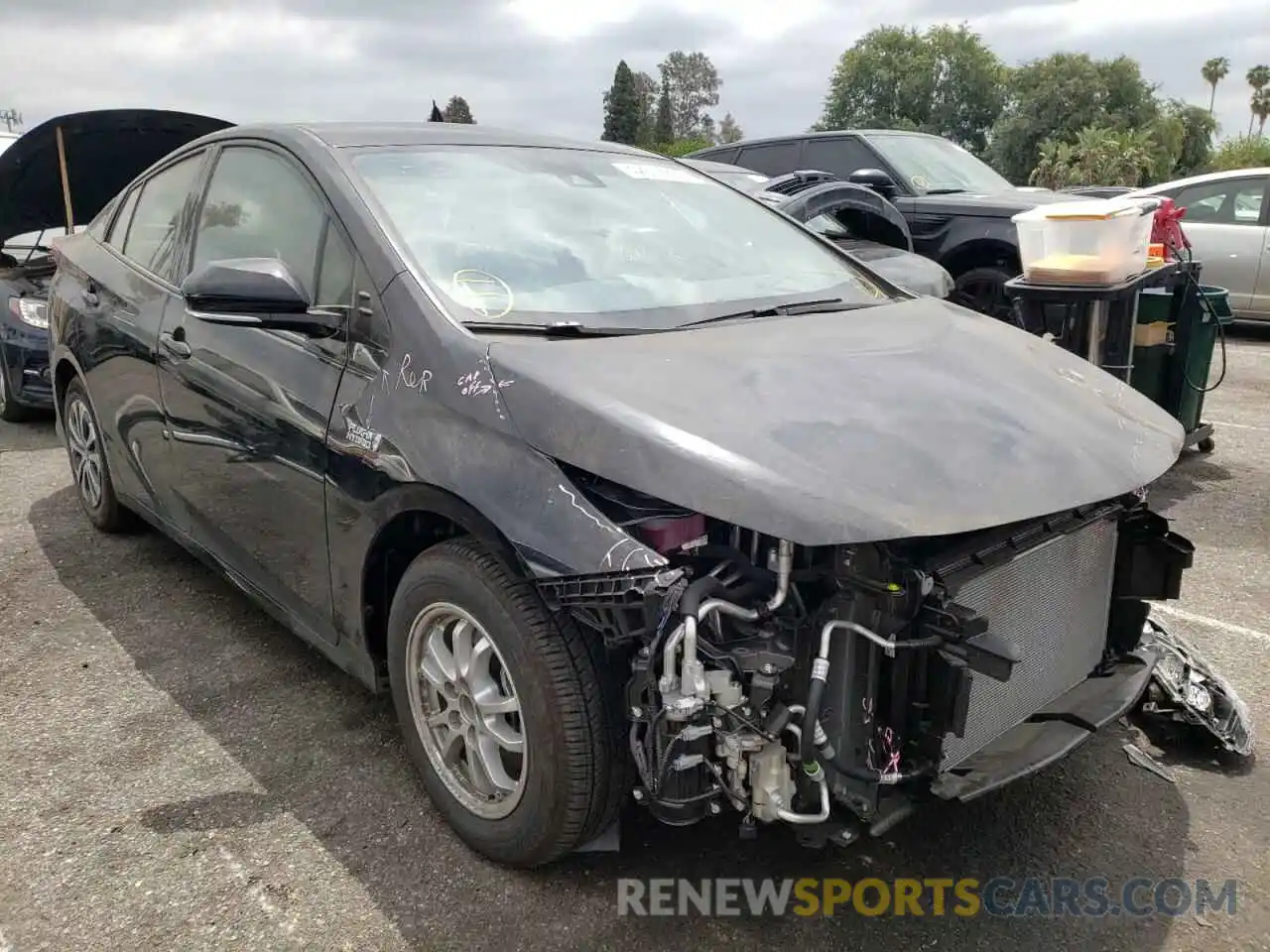 1 Photograph of a damaged car JTDKARFP4L3146855 TOYOTA PRIUS 2020