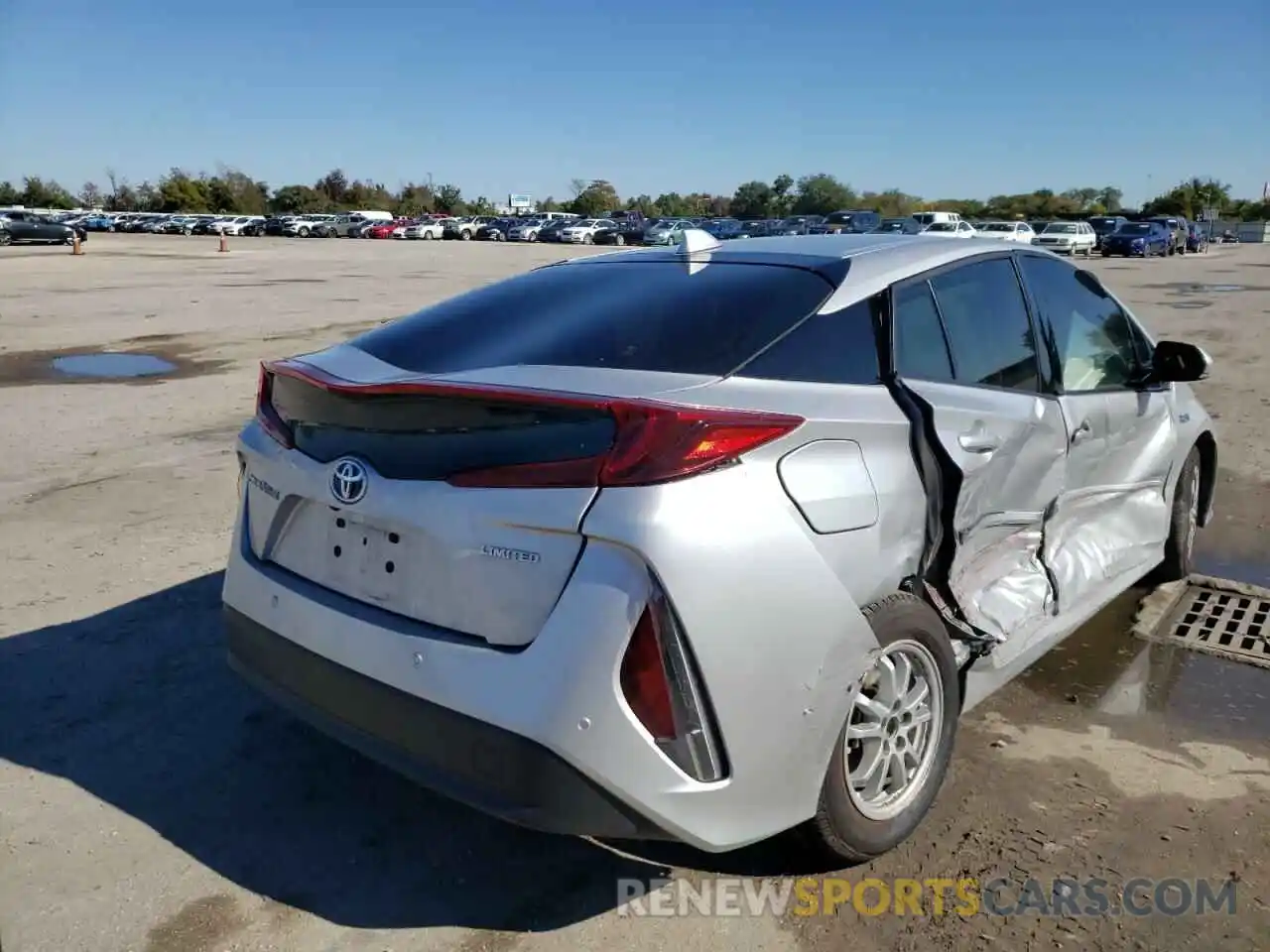 4 Photograph of a damaged car JTDKARFP4L3151487 TOYOTA PRIUS 2020