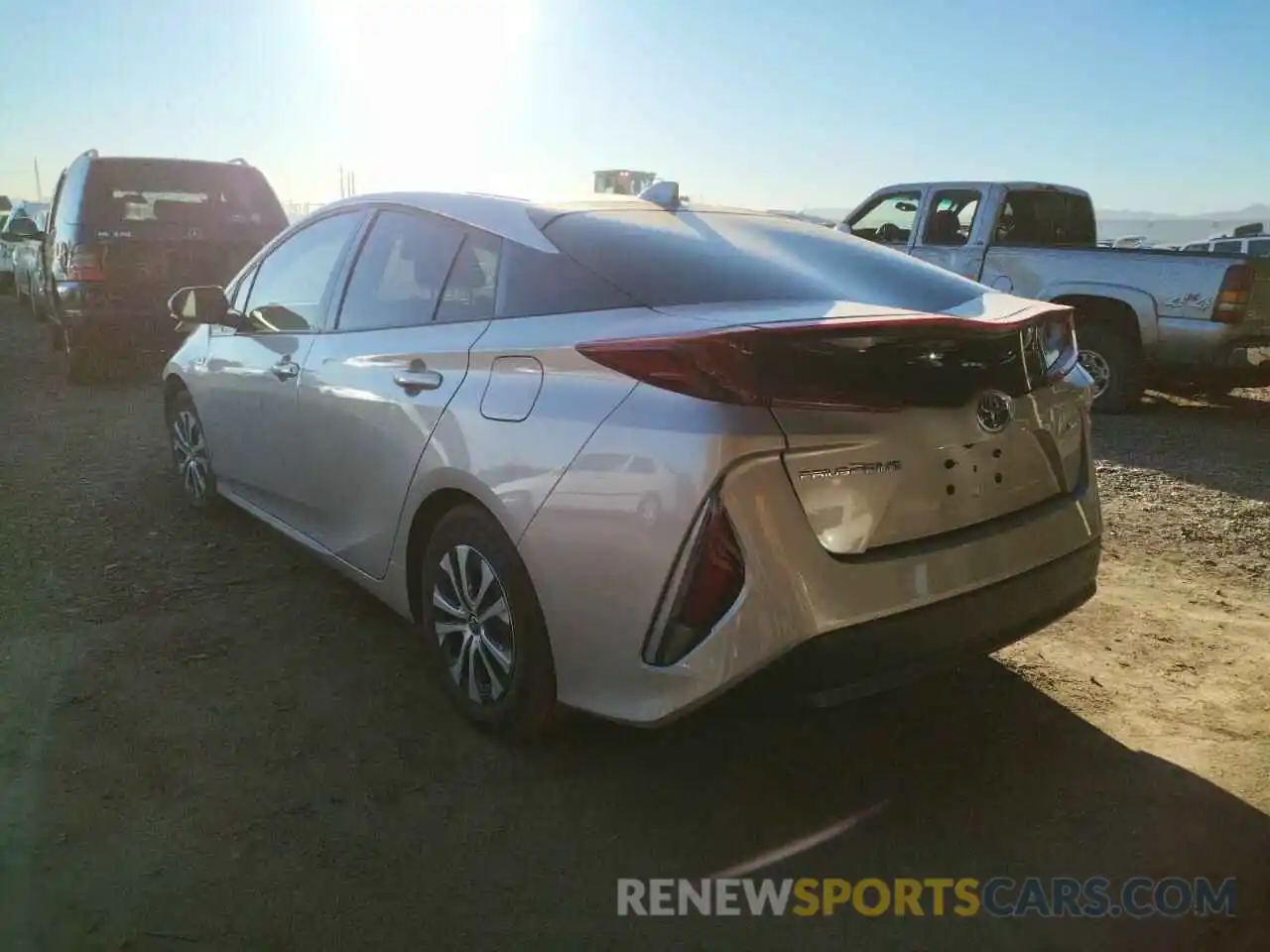 3 Photograph of a damaged car JTDKARFP4L3153398 TOYOTA PRIUS 2020