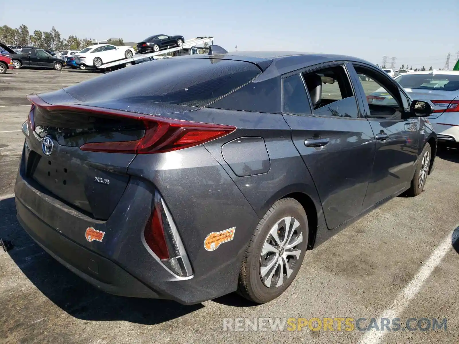 4 Photograph of a damaged car JTDKARFP4L3155202 TOYOTA PRIUS 2020