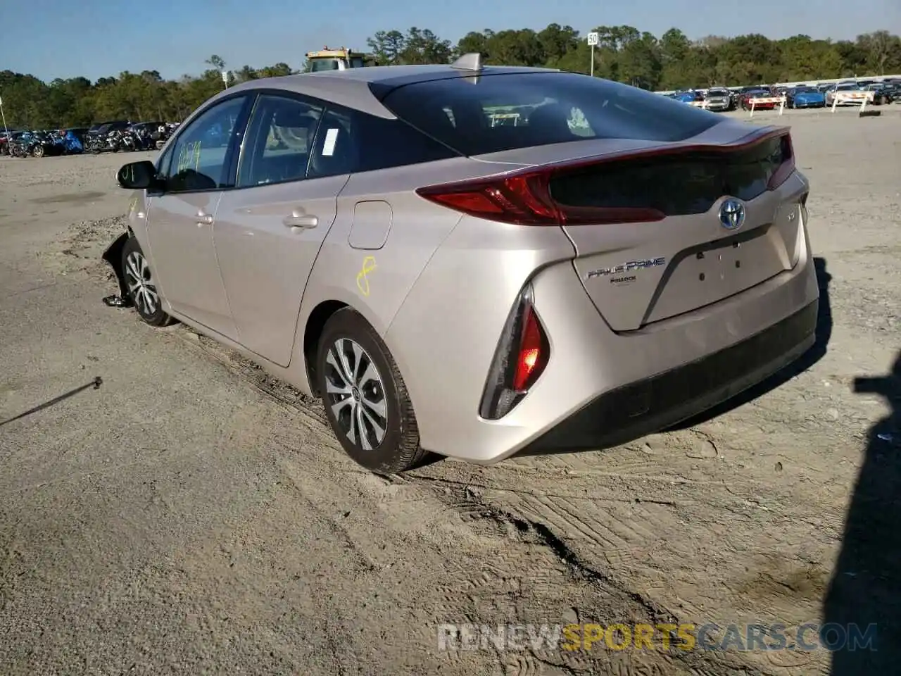 3 Photograph of a damaged car JTDKARFP4L3157189 TOYOTA PRIUS 2020