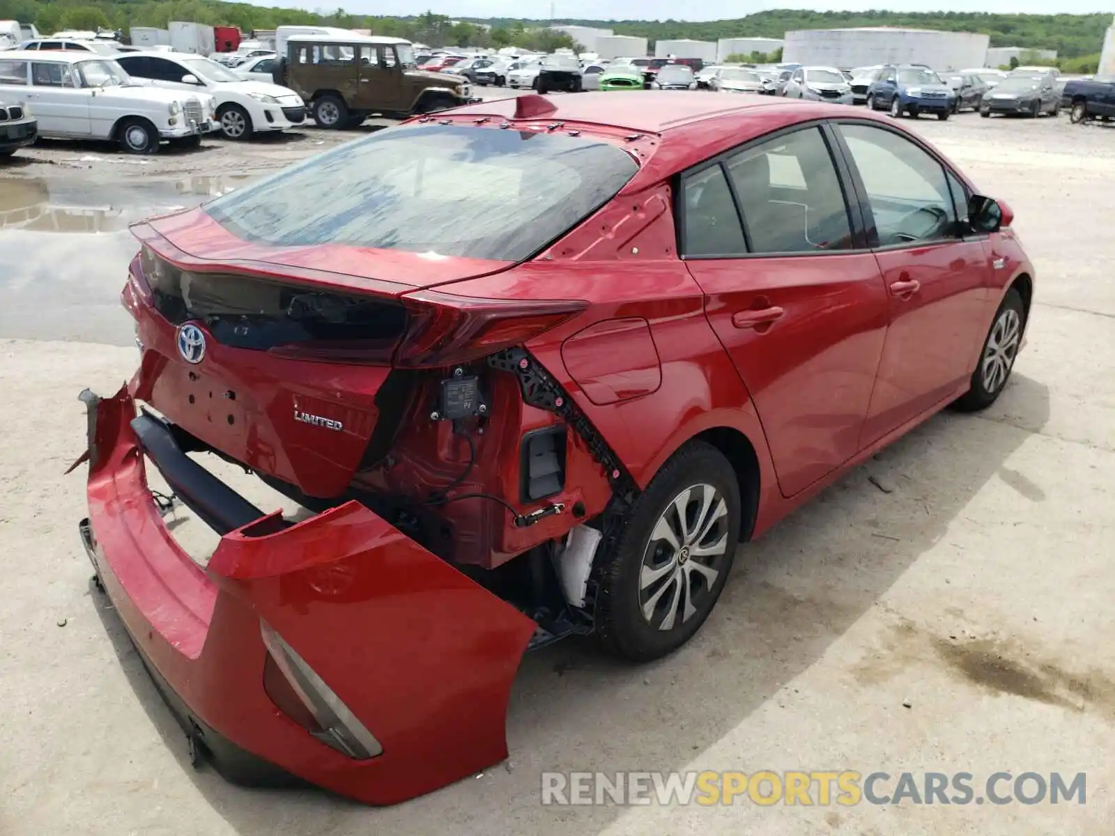 4 Photograph of a damaged car JTDKARFP4L3160335 TOYOTA PRIUS 2020