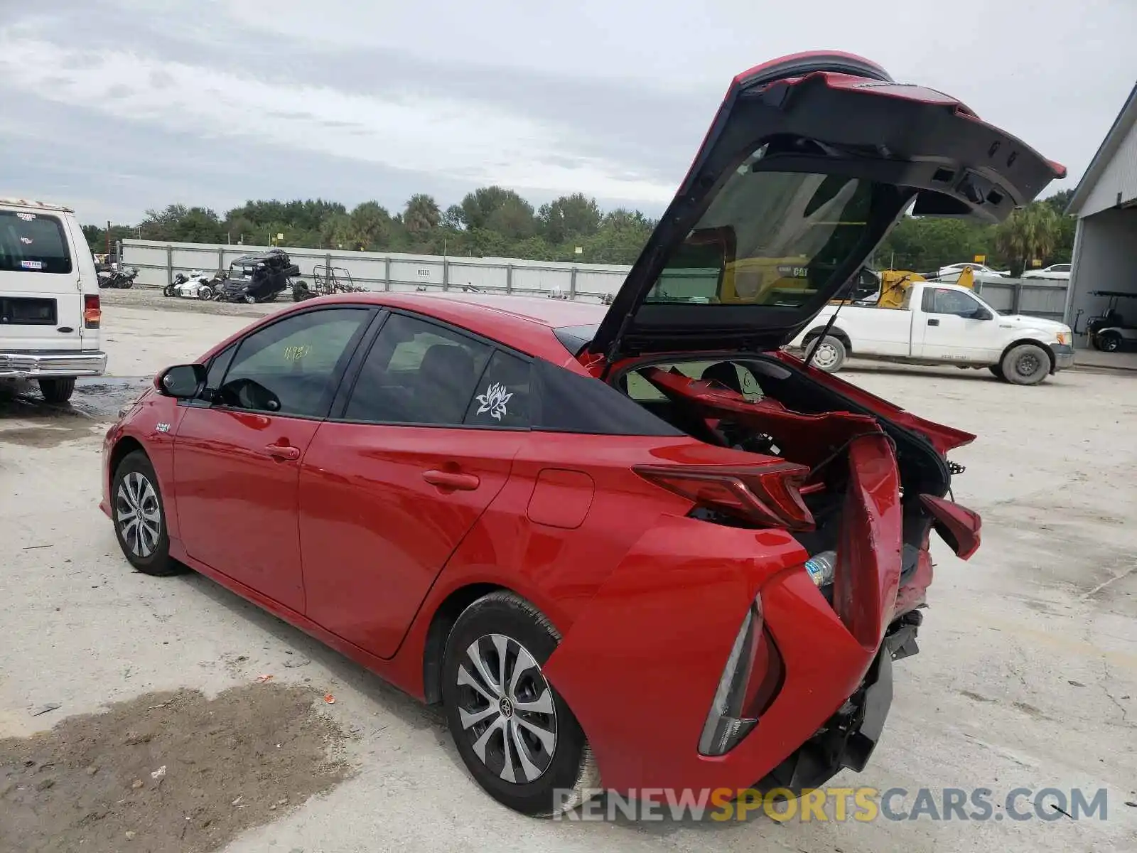 3 Photograph of a damaged car JTDKARFP4L3162649 TOYOTA PRIUS 2020