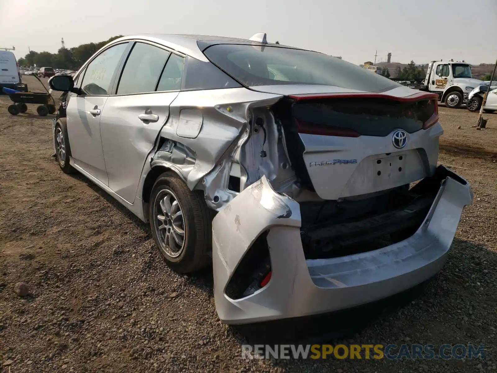 3 Photograph of a damaged car JTDKARFP5L3124590 TOYOTA PRIUS 2020