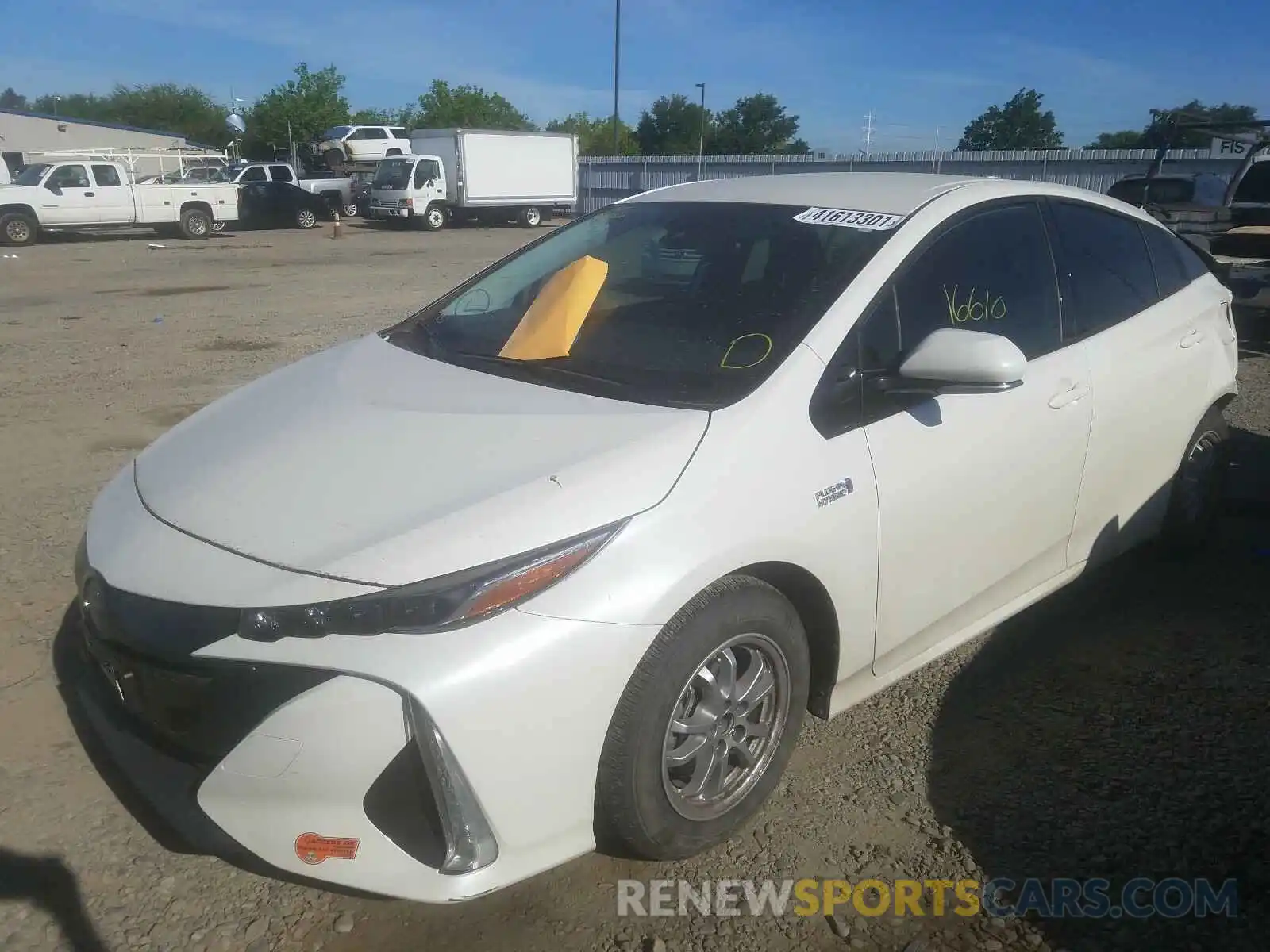 2 Photograph of a damaged car JTDKARFP5L3128459 TOYOTA PRIUS 2020