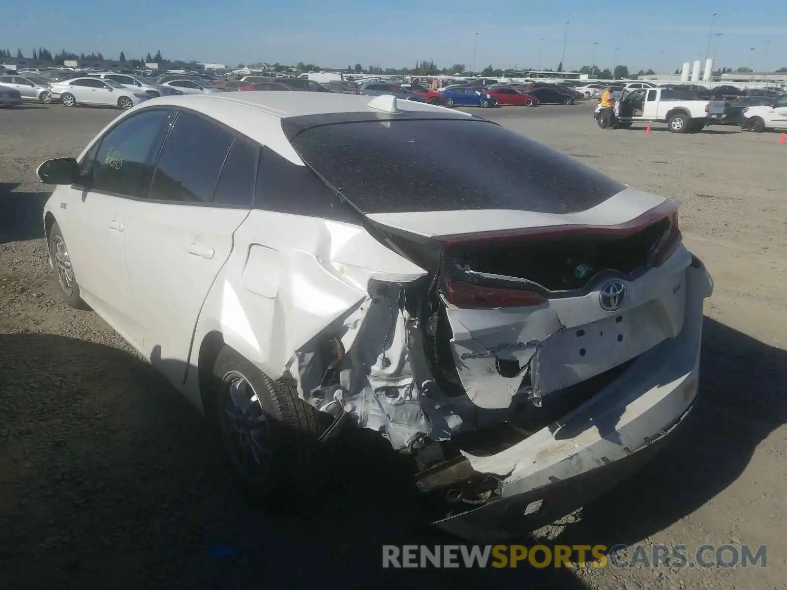 3 Photograph of a damaged car JTDKARFP5L3128459 TOYOTA PRIUS 2020