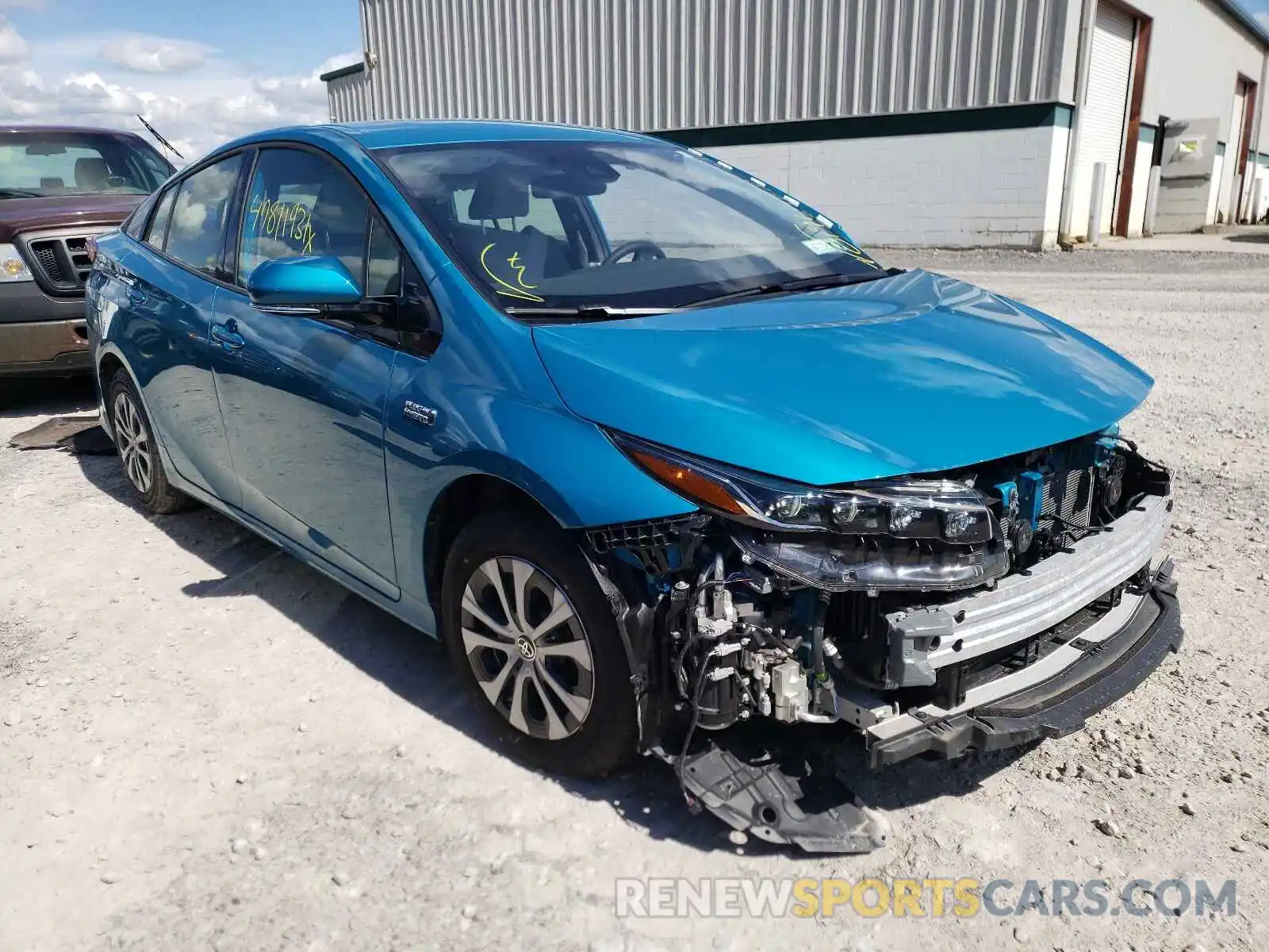 1 Photograph of a damaged car JTDKARFP5L3131202 TOYOTA PRIUS 2020