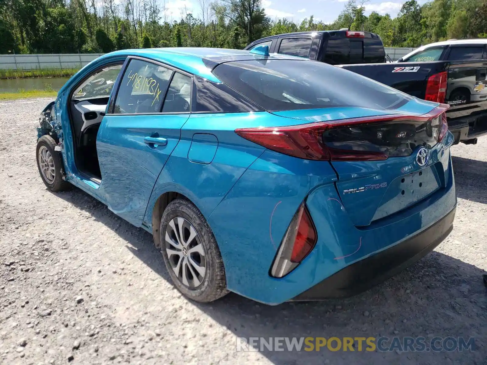 3 Photograph of a damaged car JTDKARFP5L3131202 TOYOTA PRIUS 2020