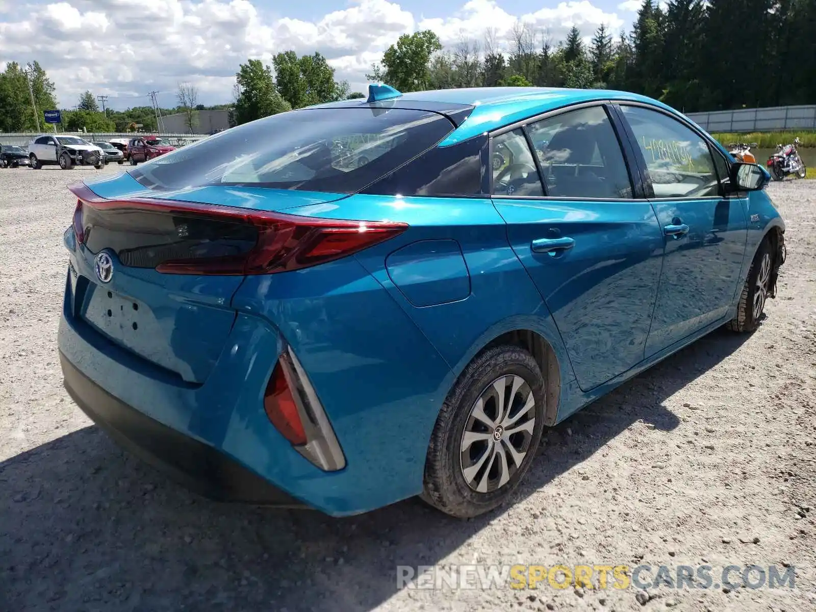 4 Фотография поврежденного автомобиля JTDKARFP5L3131202 TOYOTA PRIUS 2020