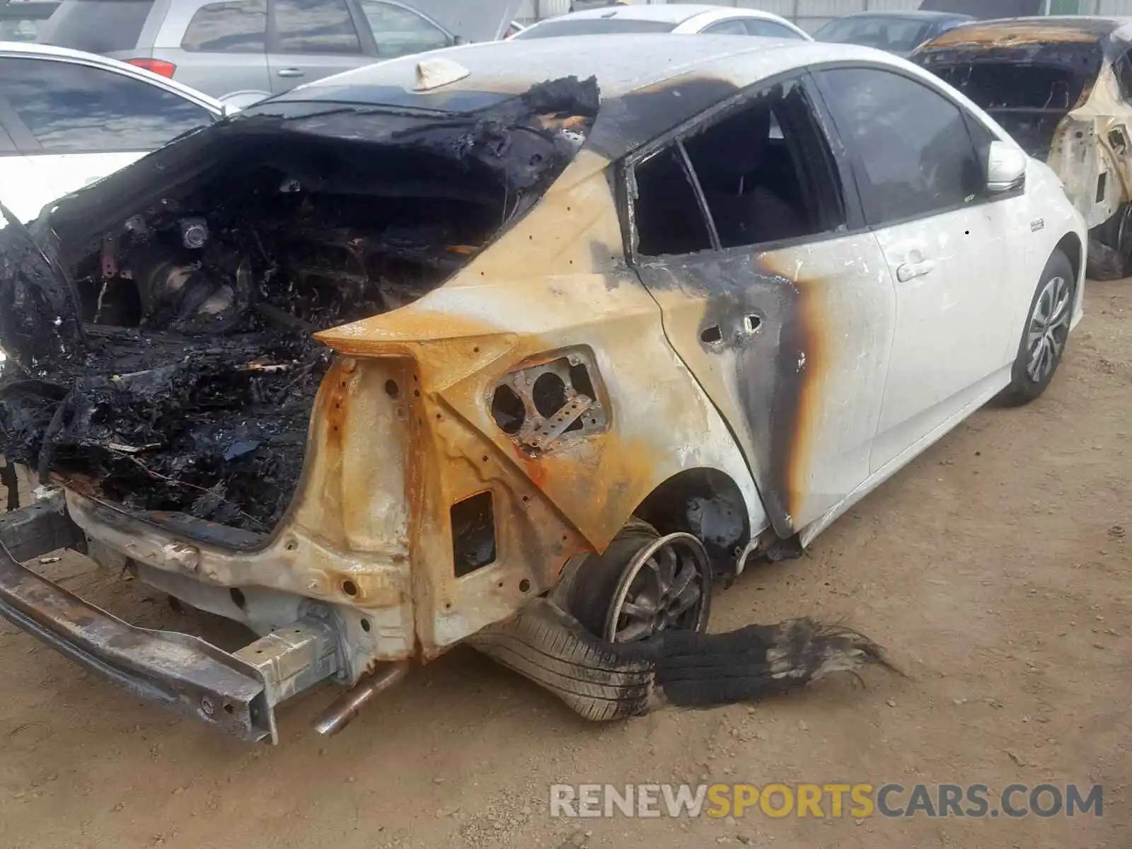 4 Photograph of a damaged car JTDKARFP5L3138182 TOYOTA PRIUS 2020