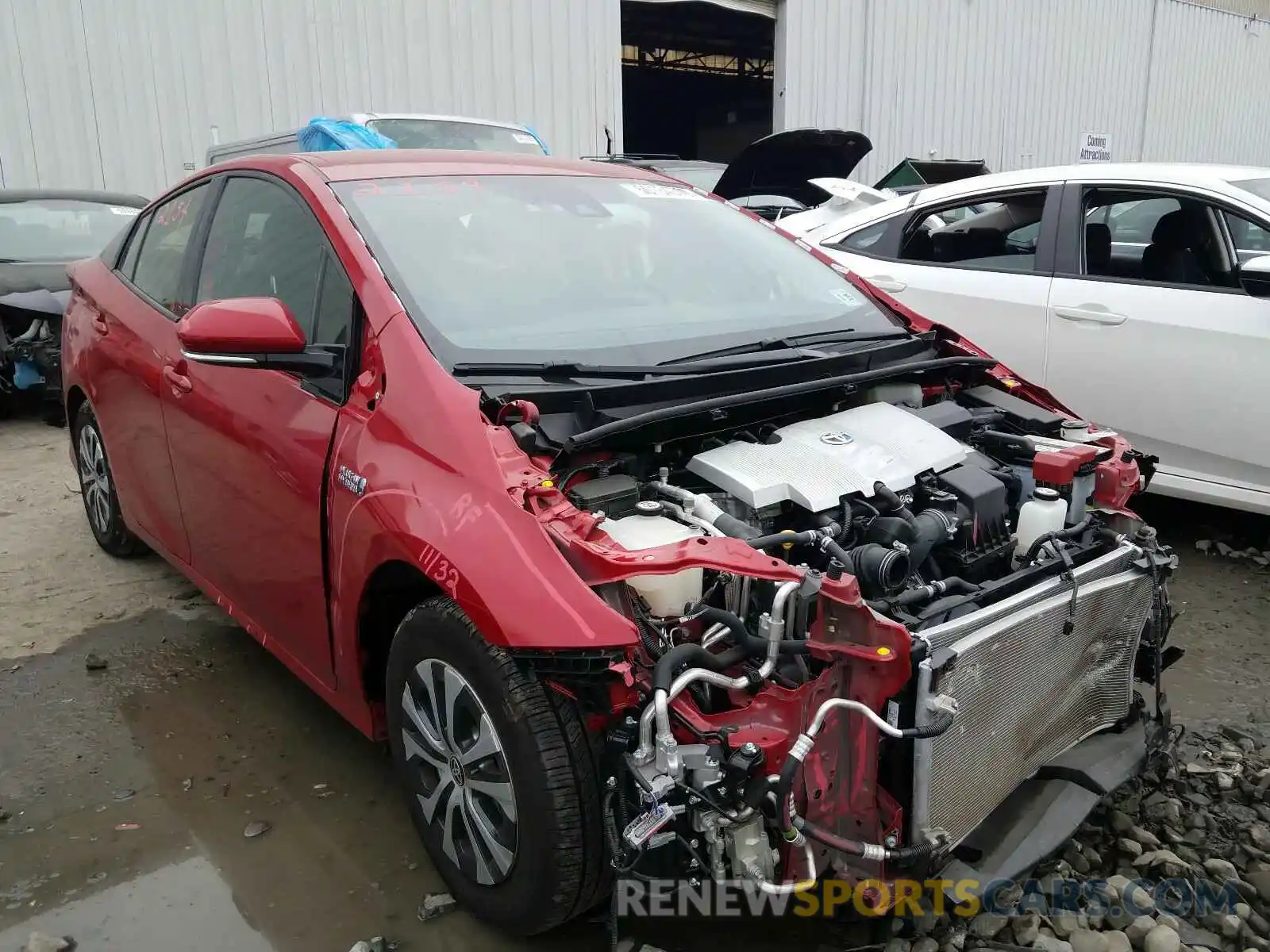 1 Photograph of a damaged car JTDKARFP5L3138960 TOYOTA PRIUS 2020