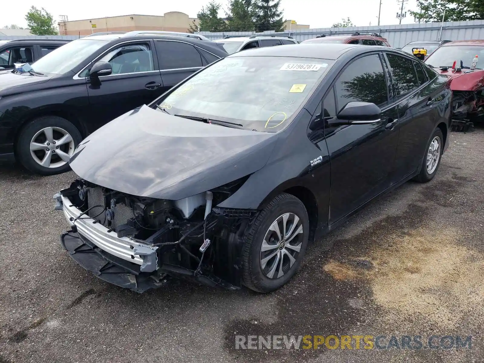 2 Photograph of a damaged car JTDKARFP5L3139560 TOYOTA PRIUS 2020