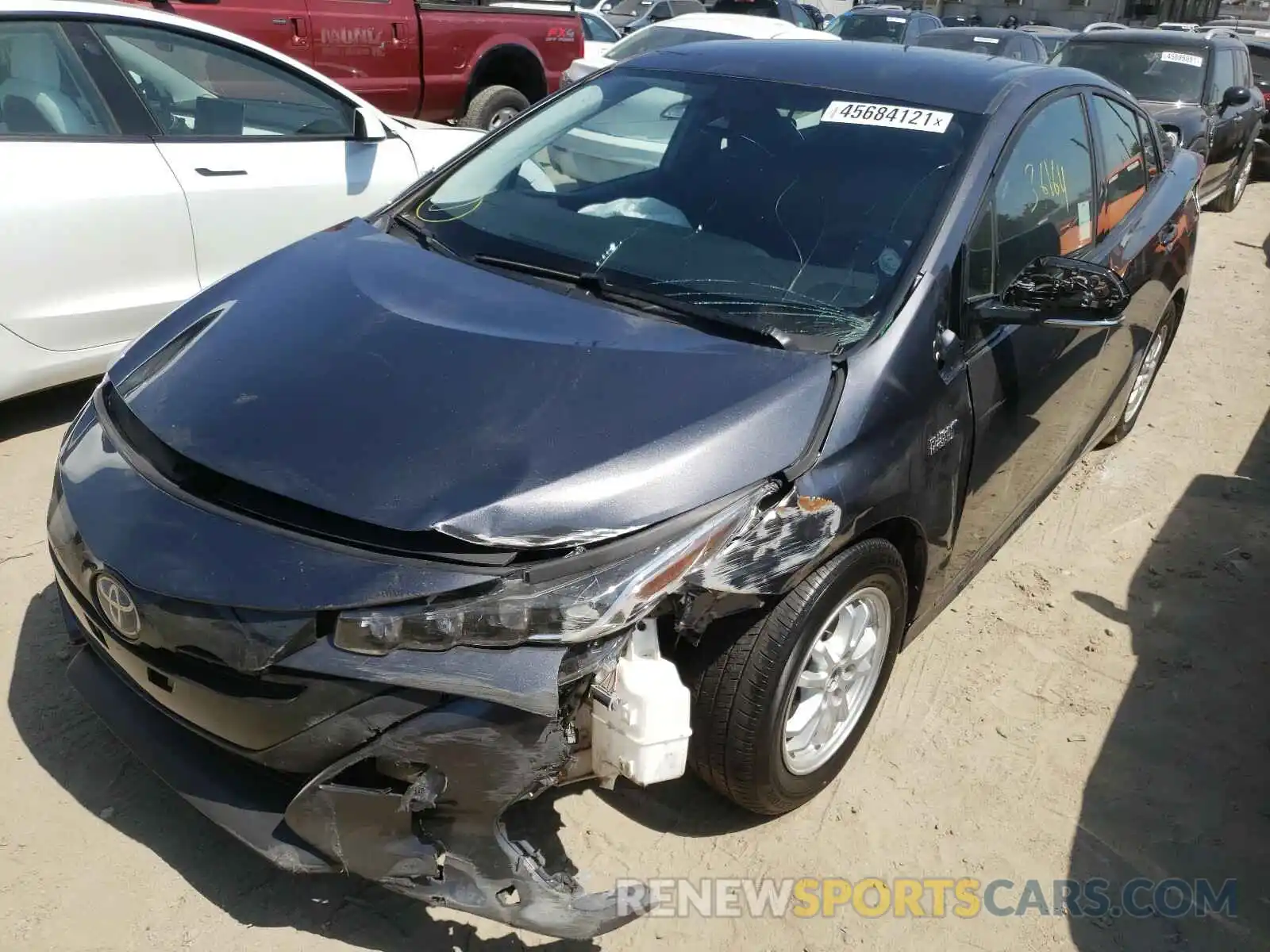 2 Photograph of a damaged car JTDKARFP5L3140109 TOYOTA PRIUS 2020