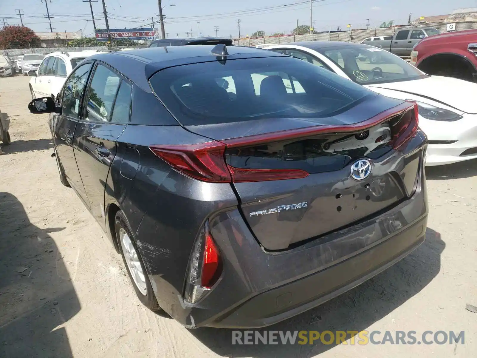 3 Photograph of a damaged car JTDKARFP5L3140109 TOYOTA PRIUS 2020