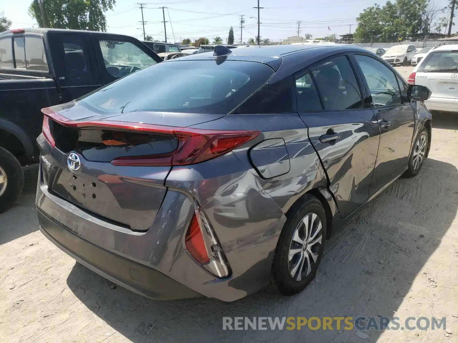 4 Photograph of a damaged car JTDKARFP5L3140109 TOYOTA PRIUS 2020