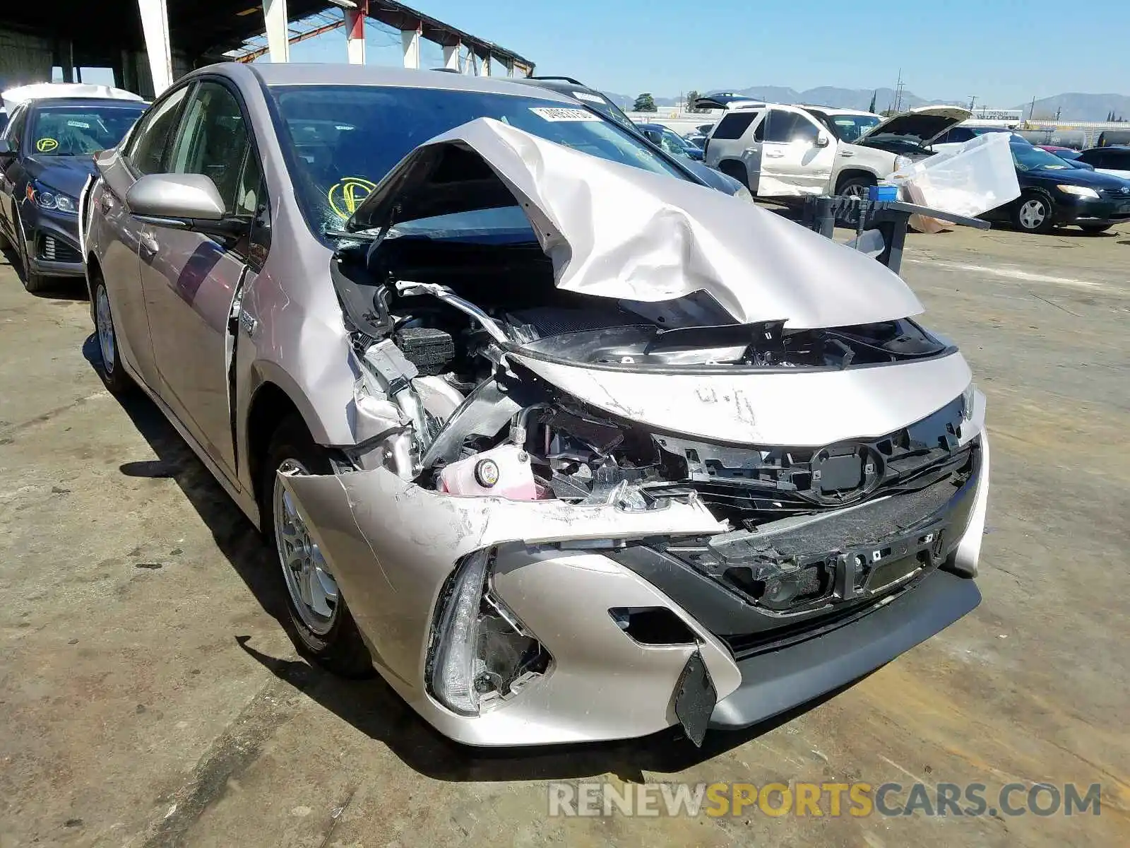 1 Photograph of a damaged car JTDKARFP5L3143950 TOYOTA PRIUS 2020