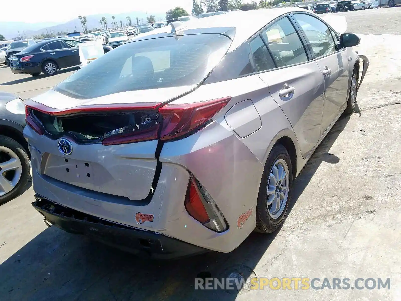 4 Photograph of a damaged car JTDKARFP5L3143950 TOYOTA PRIUS 2020