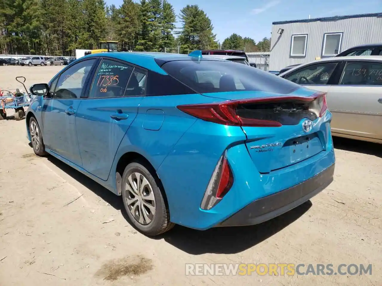 3 Photograph of a damaged car JTDKARFP5L3144922 TOYOTA PRIUS 2020