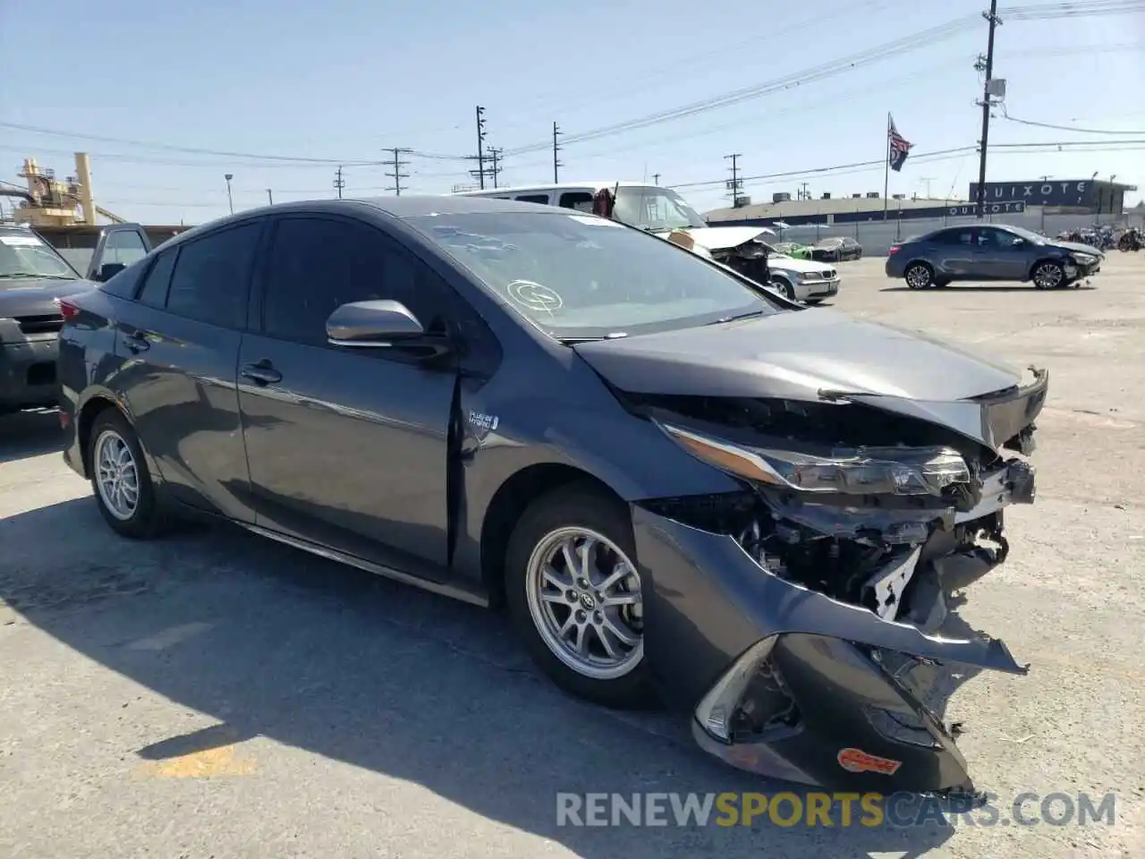 1 Photograph of a damaged car JTDKARFP5L3149912 TOYOTA PRIUS 2020