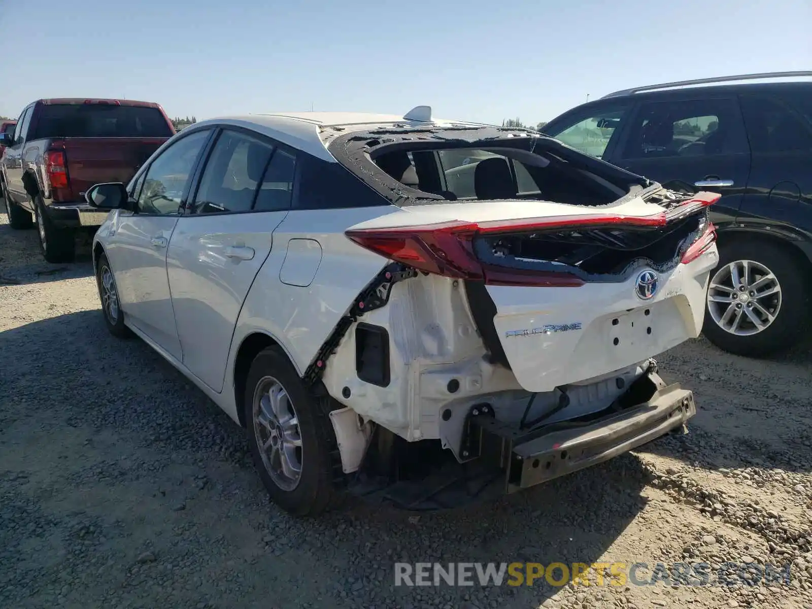 3 Photograph of a damaged car JTDKARFP5L3156262 TOYOTA PRIUS 2020