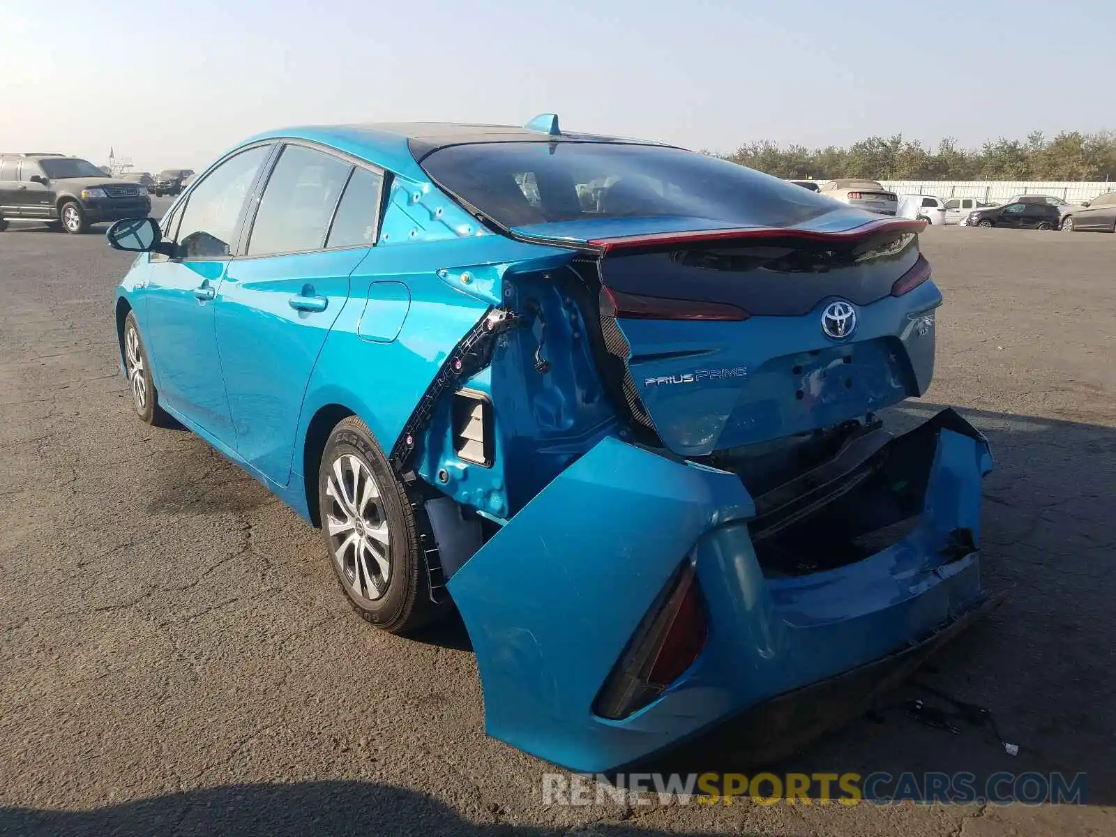 3 Photograph of a damaged car JTDKARFP5L3160344 TOYOTA PRIUS 2020