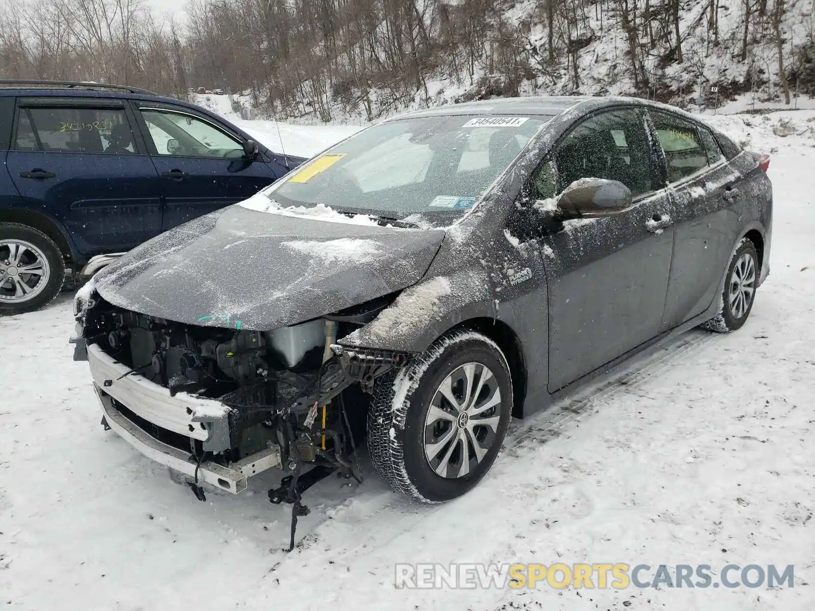 2 Photograph of a damaged car JTDKARFP5L3161428 TOYOTA PRIUS 2020