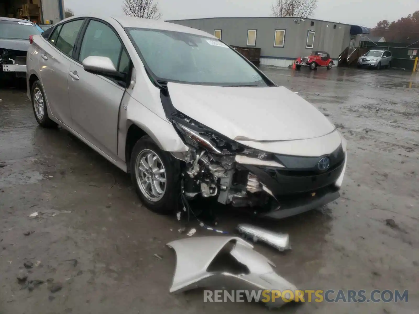 1 Photograph of a damaged car JTDKARFP6L3128261 TOYOTA PRIUS 2020