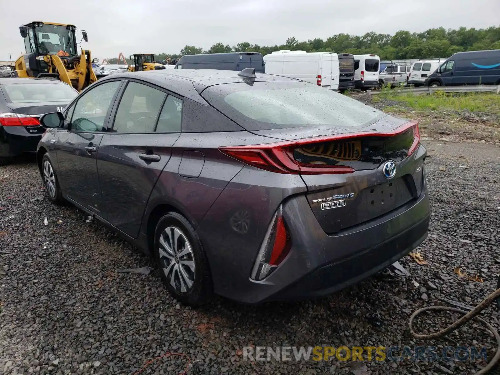 3 Photograph of a damaged car JTDKARFP6L3131404 TOYOTA PRIUS 2020