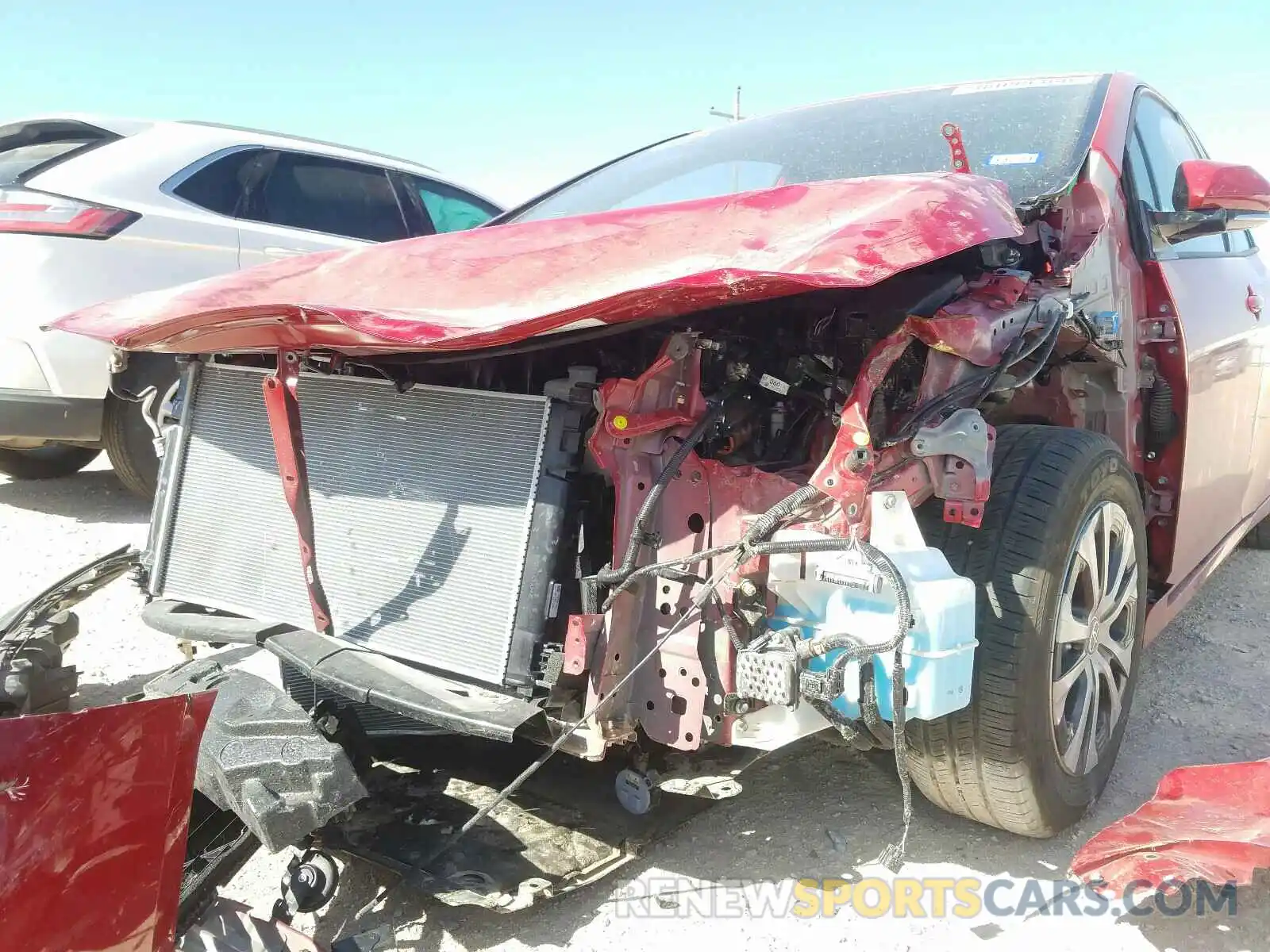 9 Фотография поврежденного автомобиля JTDKARFP6L3134187 TOYOTA PRIUS 2020